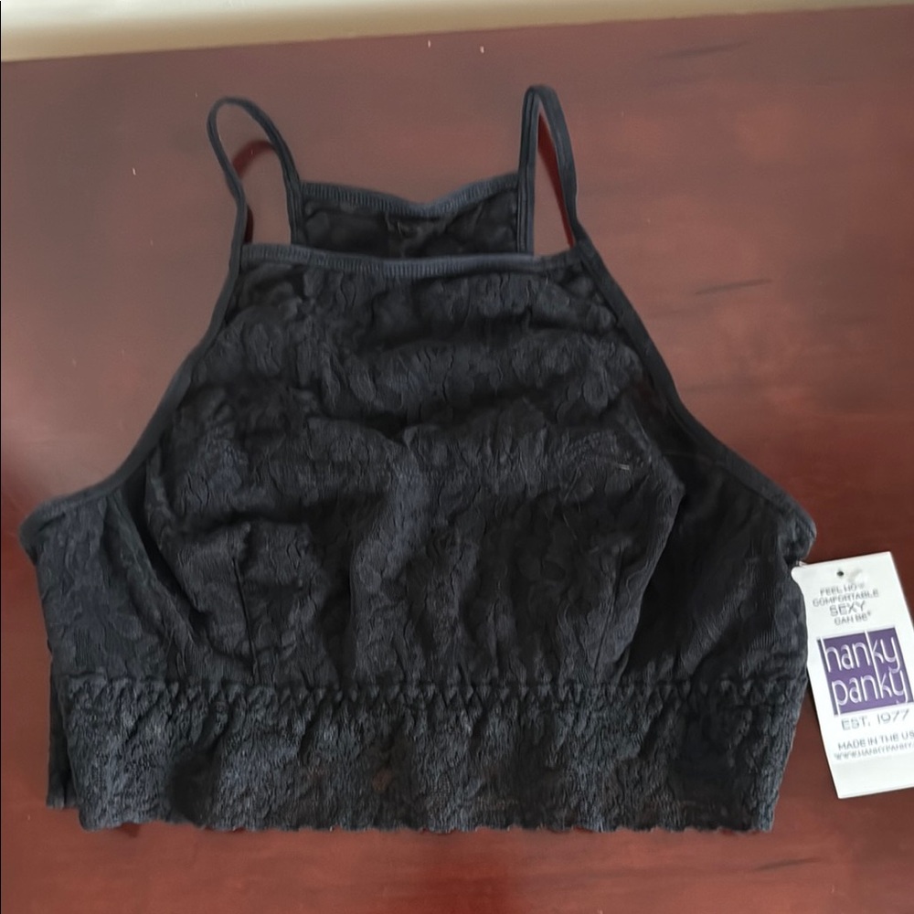 Hanky Panky Black Lace Bralette